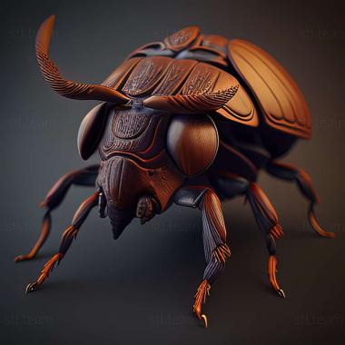 3D model Nicrophorus mongolicus (STL)